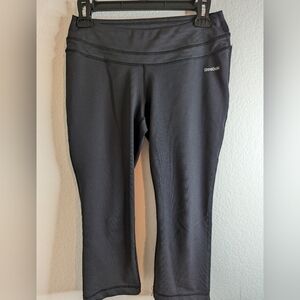 Reebok Black Capri Workout Pants Active wear